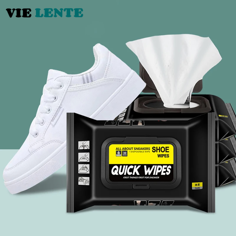 Shoe Cleaner - 12 pièces/30 pièces chaussures jetables lingettes
