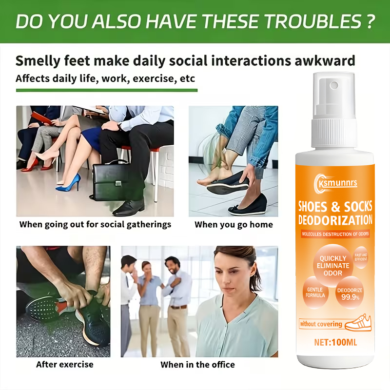Spray désodorisant pour les pi - Sneaker Care Spray avis et prix